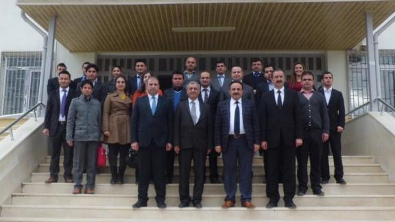 İl Milli Eğitim Müdürü Türkoğlunda Okul Müdürleriyle TEOG ve YGS Sınavını Değerlendirdi