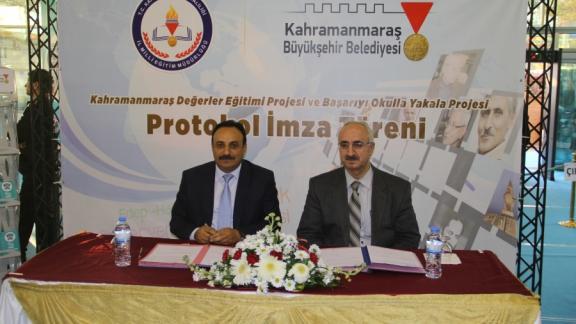 İl Millî Eğitim Müdürlüğü İle Kahramanmaraş Büyükşehir Belediyesi Arasında İşbirliği Protokolü İmzalandı