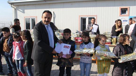Dulkadiroğlu AFAD Geçici Eğitim Merkezinde Karne Töreni