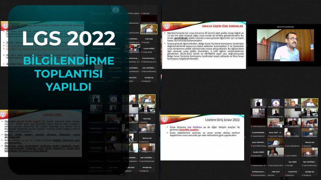 2022 LGS BİLGİLENDİRME TOPLANTISI YAPILDI