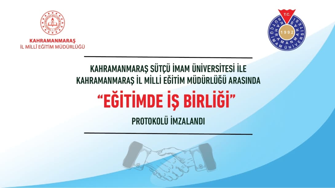 KAHRAMANMARAŞ SÜTÇÜ İMAM ÜNİVERSİTESİ İLE 