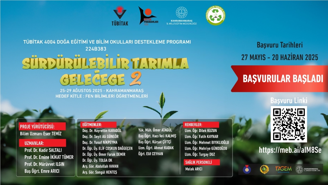 SÜRDÜRÜLEBİLİR TARIMLA GELECEĞE